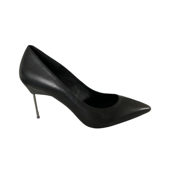Kirt Geiger London Britton Black Pointed Toe Pumps - Picture 1 of 5